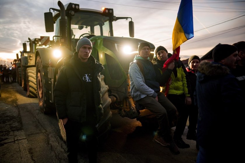 недоволни фермери превозвачи румъния протестират букурещ