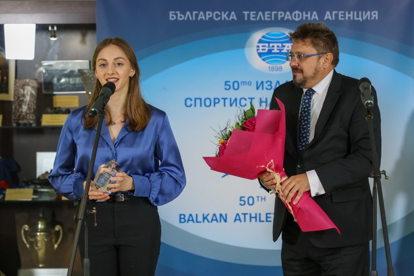 Боряна Калейн заслужи девето място в анкетата на БТА Спортист