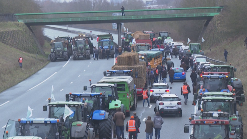 Фермерски протести във Франция