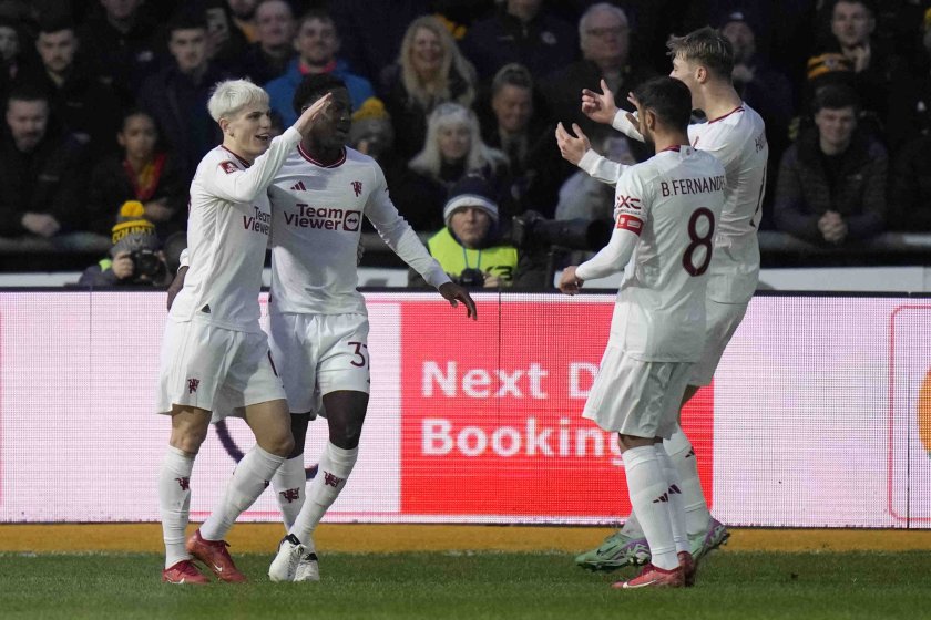Манчестър Юнайтед изпита затруднения при победата над Нюпорт Каунти в Купата на Англия