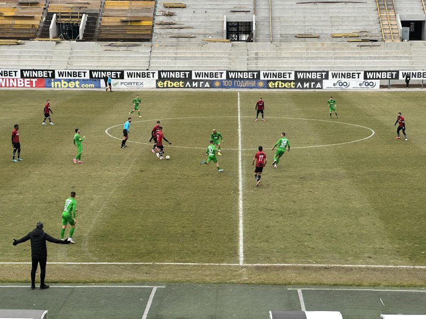 Локомотив Пловдив постигна минимален успех над Пирин Благоевград в контролна среща