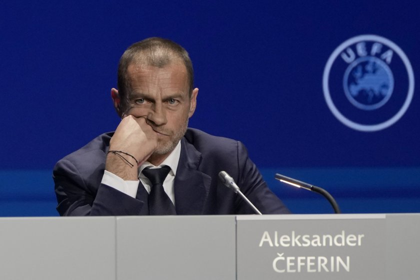 Президентът на УЕФА Александър Чеферин заяви, че няма да има