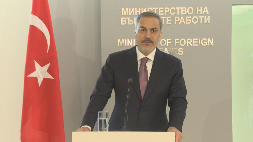 Турският външен министър Хакан Фидан посети България в рамките на