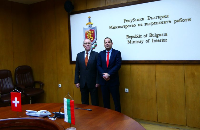 Вътрешният министър Калин Стоянов проведе работна среща с Н.Пр. Раймунд