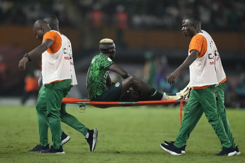 виктор осимен въпрос полуфиналите купата африканските нации