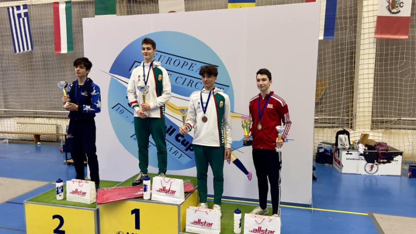 Данаил Полишев спечели бронзов медал в турнира на рапира кадети,