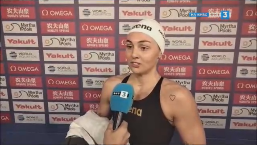 Габриела Георгиева подобри личното си постижение на 100 м гръб