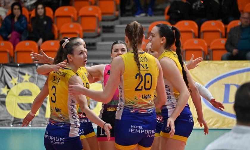 Марица Пловдив записа 9-та поредна победа в Националната волейболна лига.