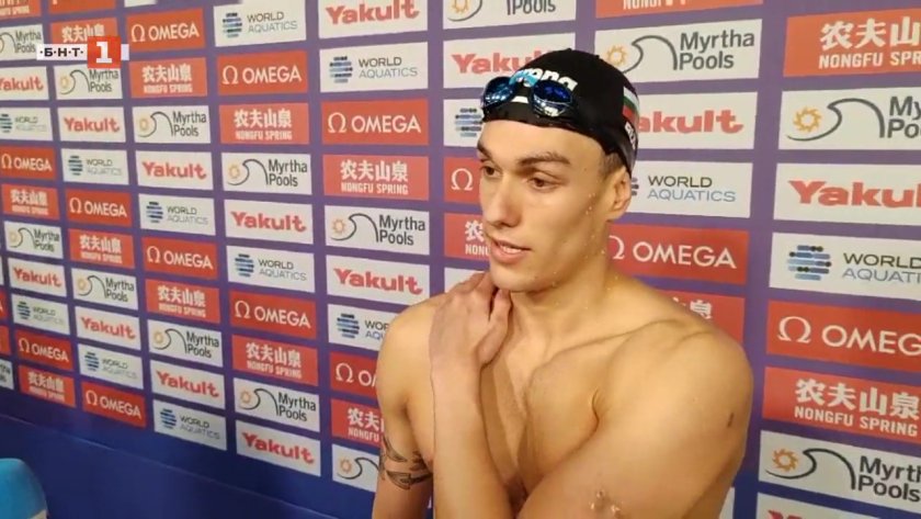 Калоян Левтеров не успя да се класира за полуфиналите на 50 м гръб в последния си старт на световното първенство по плуване в Доха
