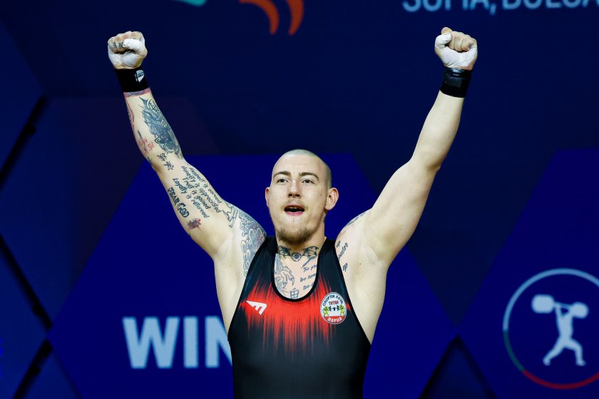 Христо Христов спечели сребърен медал в категория до 109 килограма