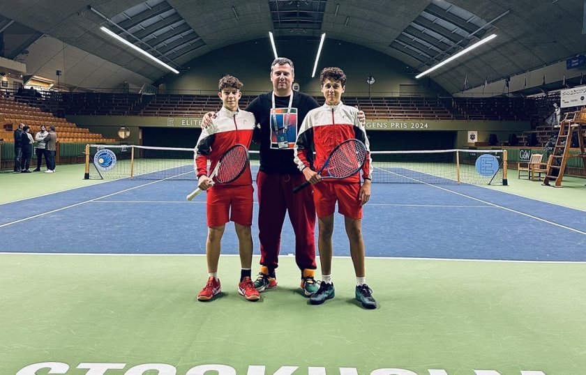 Пламен Колев и Димитър Топчийски се класираха за четвъртфиналите на турнира Тенис Европа в Стокхолм
