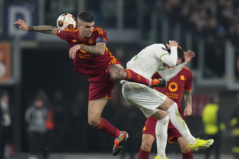Рома продължава в Лига Европа след драма на "Стадио Олимпико"