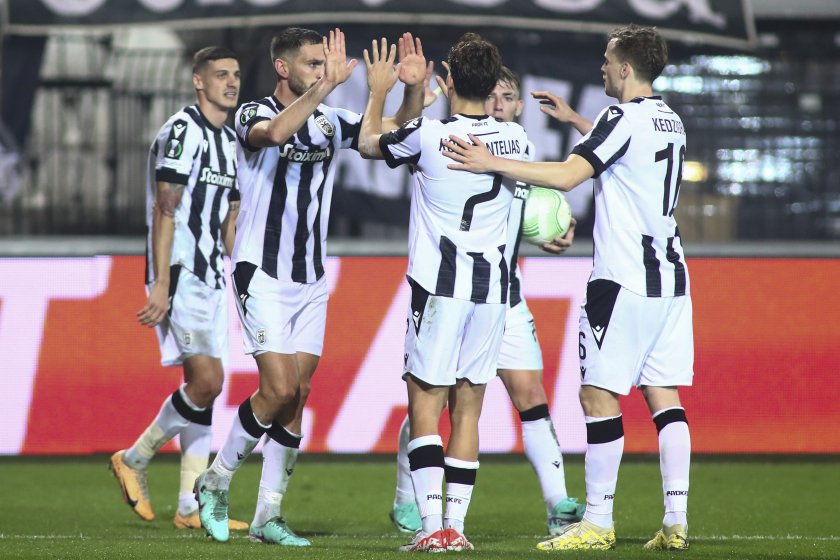 ПАОК с българския нападател Кирил Десподов в състава си бяха