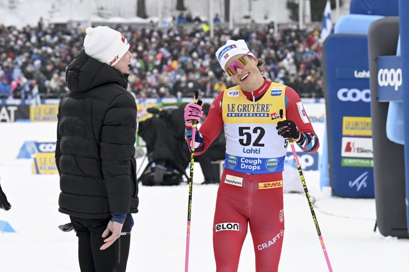 Норвежката звезда в ски бягането Йоханес Хьосфлот Клаебо взе втората