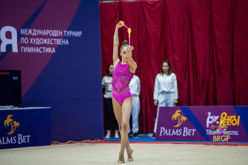 България спечели отборната надпревара при девойките на международния турнир по художествена гимнастика "Miss Valentine" 2024 в Тарту