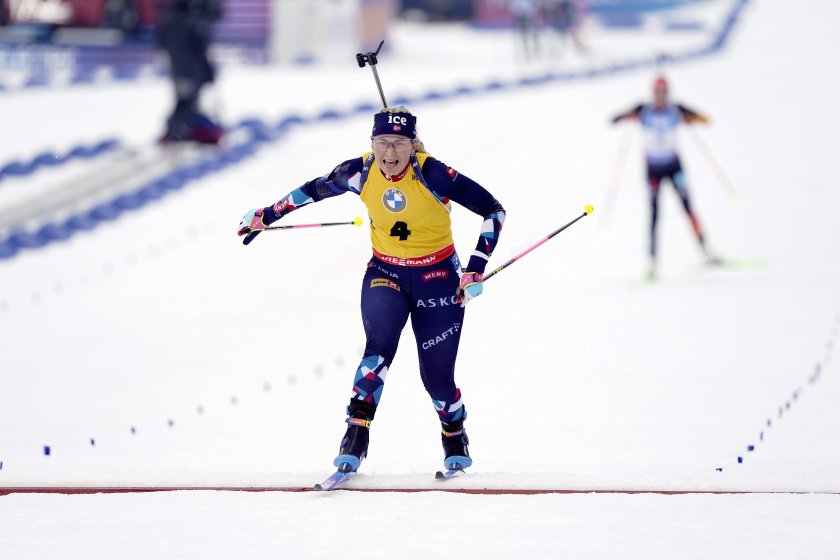 Норвежката Ингрид Тандреволд спечели индивидуалния старт на 15 километра от