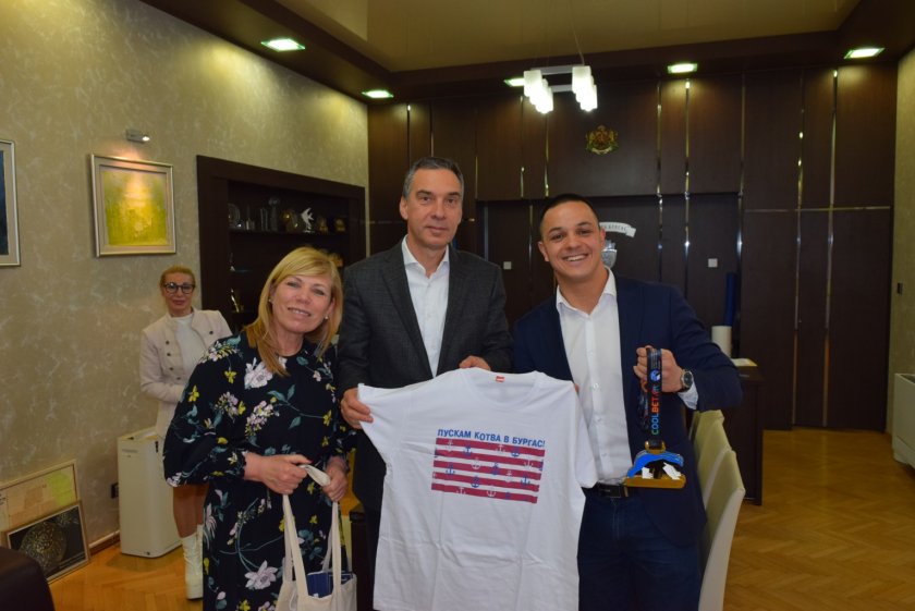 Цанко Цанков се срещна с кмета на Бургас Димитър Николов,