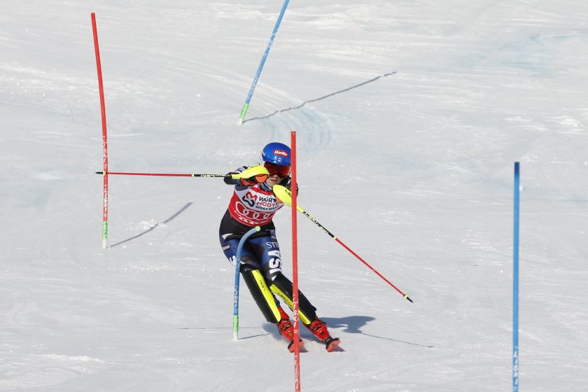 Голямата звезда в алпийските ски при дамите Микаела Шифрин се