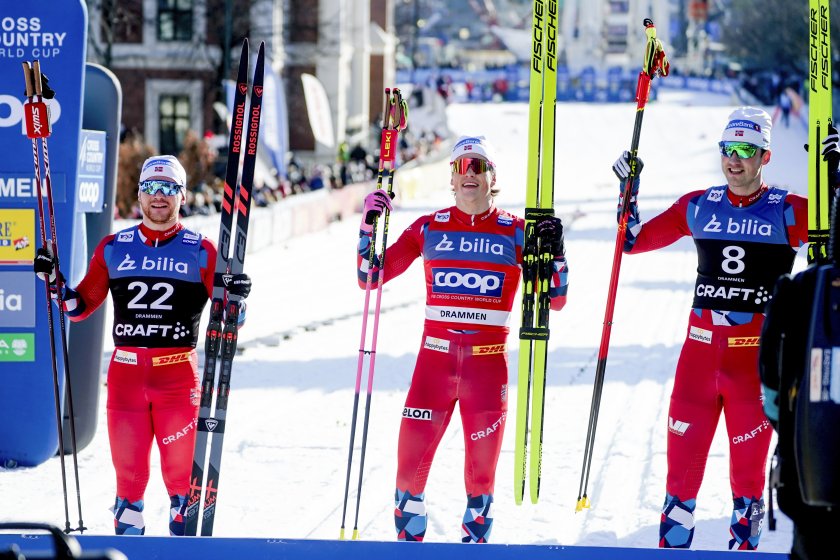Норвежците Йоханес Клаебо и Кристине Скистад спечелиха спринтовете класически стил