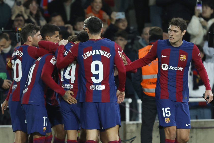 Испанският гранд Барселона се класира за четвъртфиналите на Шампионската лига