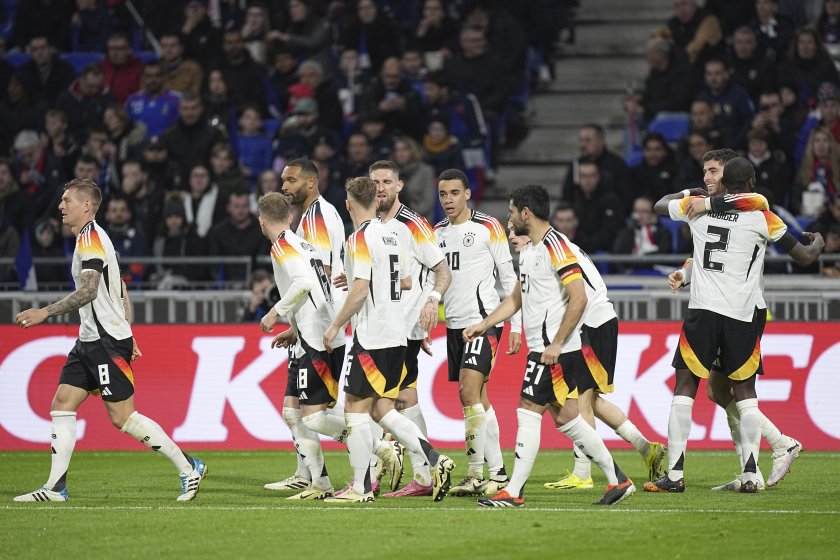 Националният отбор на Германия победи Франция с 2:0 в приятелски