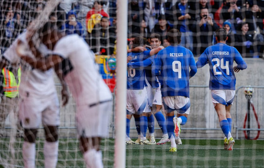 Отборът на Италия победи Еквадор с 2:0 в приятелски мач