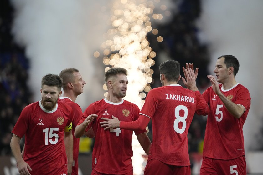 Националният отбор по футбол на Русия победи с 4:0 Сърбия