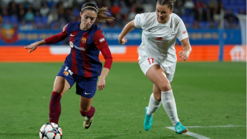 Снимка: Барселона продължава към полуфиналите на Шампионската лига по футбол при дамите