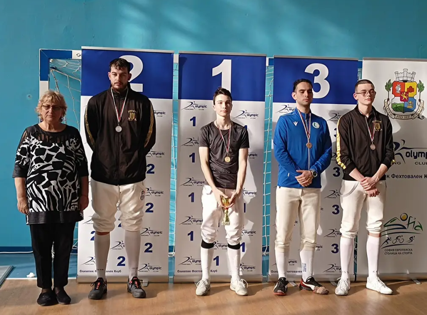Данаил Полишев и Виктория Пастърмаджиева шампиони на рапира във втория кръг на Купа България