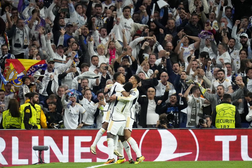 Реал Мадрид и Манчестър Сити изиграха мача на сезона в спектакъл с шест гола