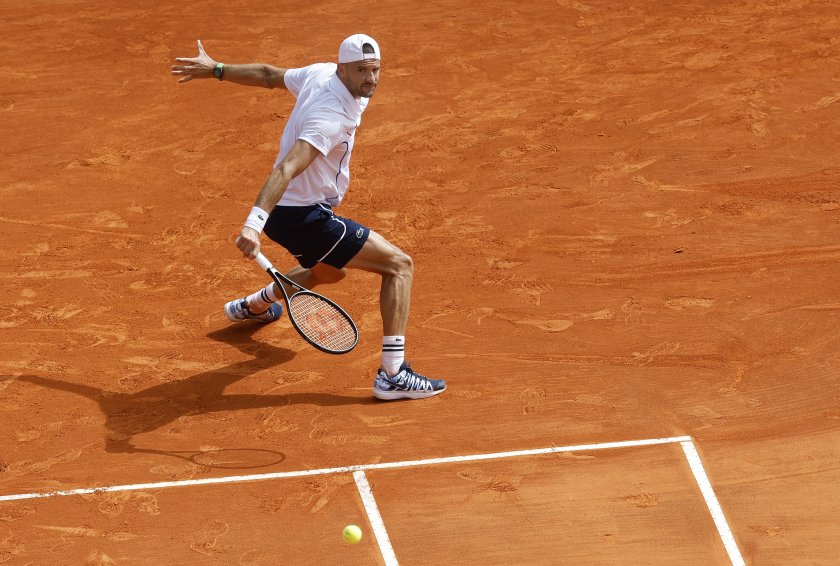 Най-добрият български тенисист Григор Димитров ще изиграе в днешния ден