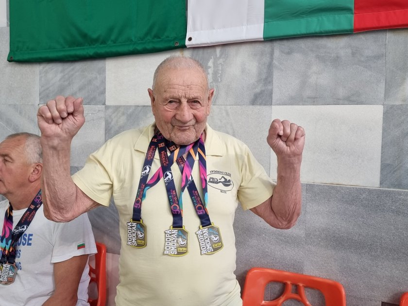 92-годишният Тодор Керчев спечели наградата за най-възрастен състезател по време