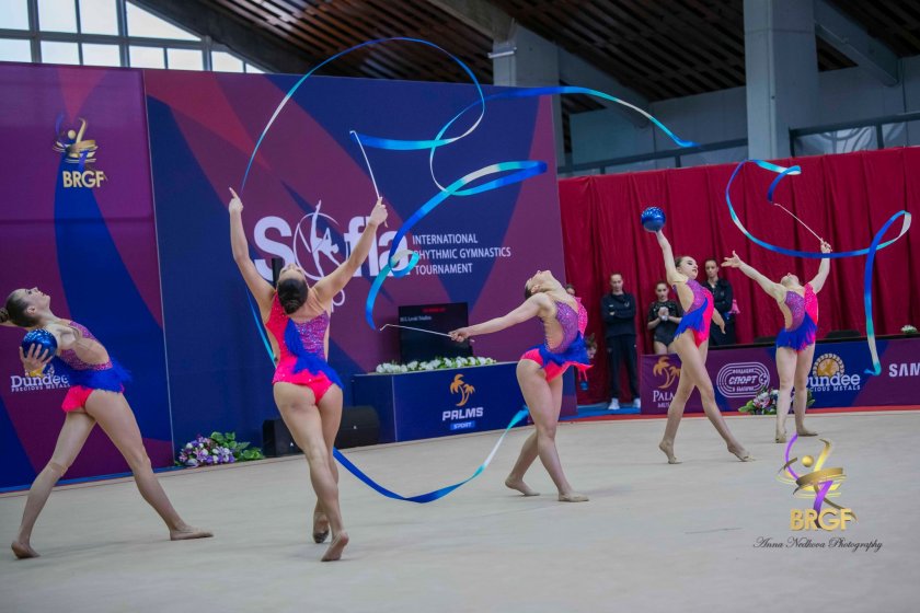 левски триадица спечели бронзов медал българия международния турнир художествена гимнастика софия