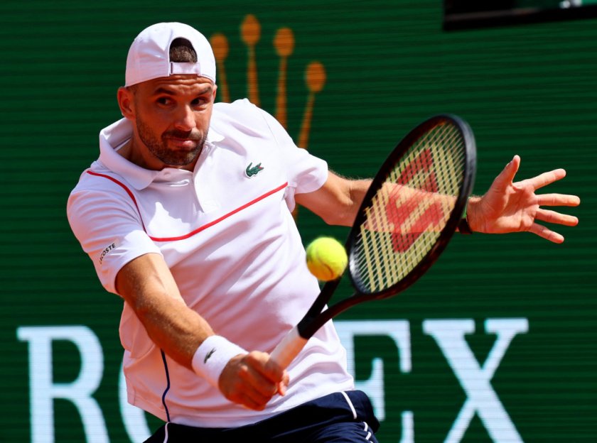 Българският тенисист Григор Димитров призна, че е бил далеч от