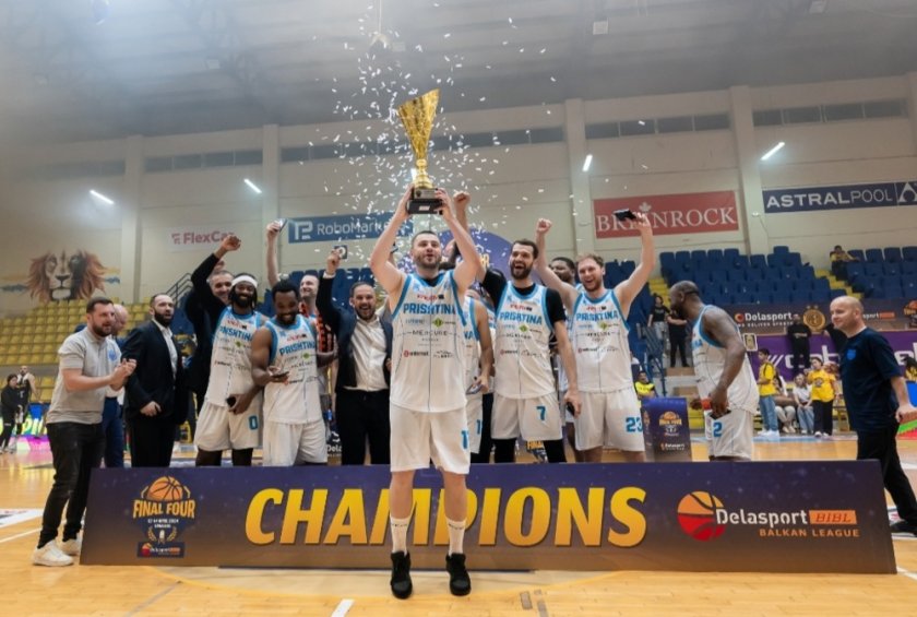 косовският сигал прищина спечели трета титла историята балканската лига баскетбол