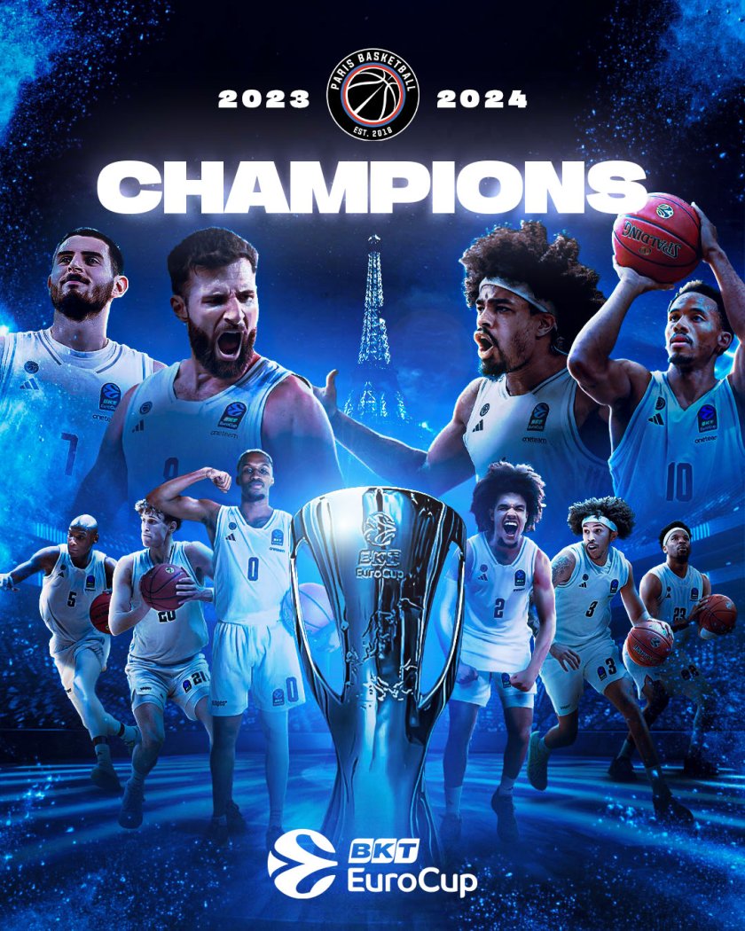 париж баскетбол спечели еврокъп класира евролигата другия сезон