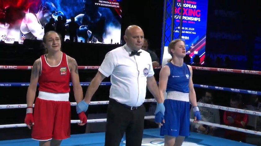 златислава чуканова спечели един медал българия еврошампионата бокс сърбия