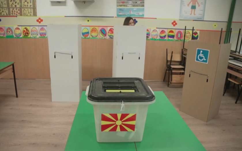 Снимка: Президентските избори в Северна Македония - тест за парламентарния вот на 8 май