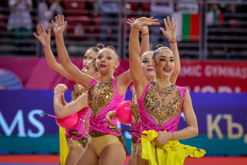 българският ансамбъл художествена гимнастика заслужи злато бронз финалите уредите европейската купа баку