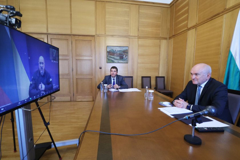 българия продължи подкрепата украйна каза главчев време разговор украинския премиер денис шмигал