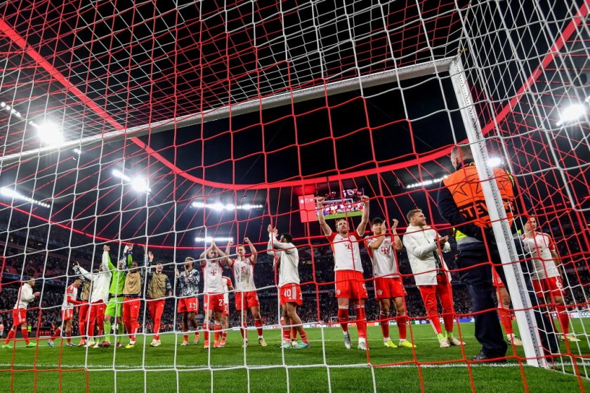 байерн мюнхен надхитри арсенал четиригодишна пауза отново играе полуфиналите шампионска лига