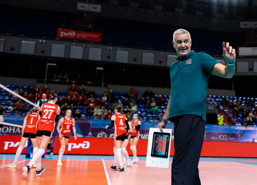 радослав арсов застана временно начело вицешампиона русия волейбол дамите