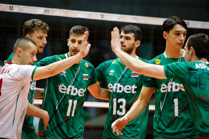 Мъжкият национален отбор на България по волейбол завърши наравно с