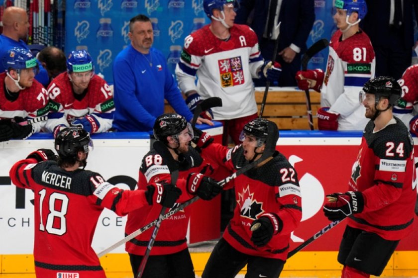 канад надигра домакина чехия продължение световното първенство хокей лед