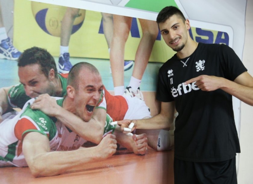 Капитанът на българския национален отбор по волейбол за мъже Алекс