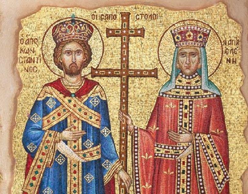 Българската православна църква почита Светите равноапостоли Константин и Елена.Константин I