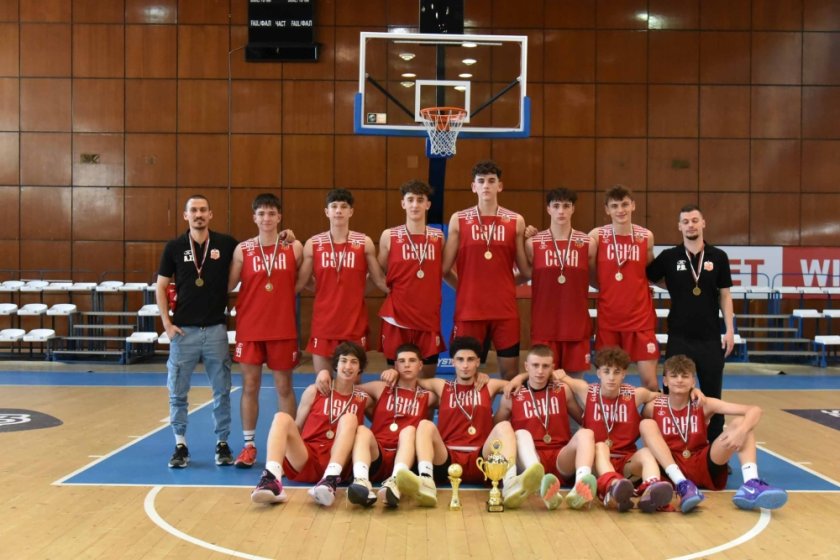 ЦСКА е шампион при момчетата до 16 годишна възраст на финалите в София