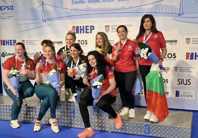 първи медал българия европейското първенство спортна стрелба осиек
