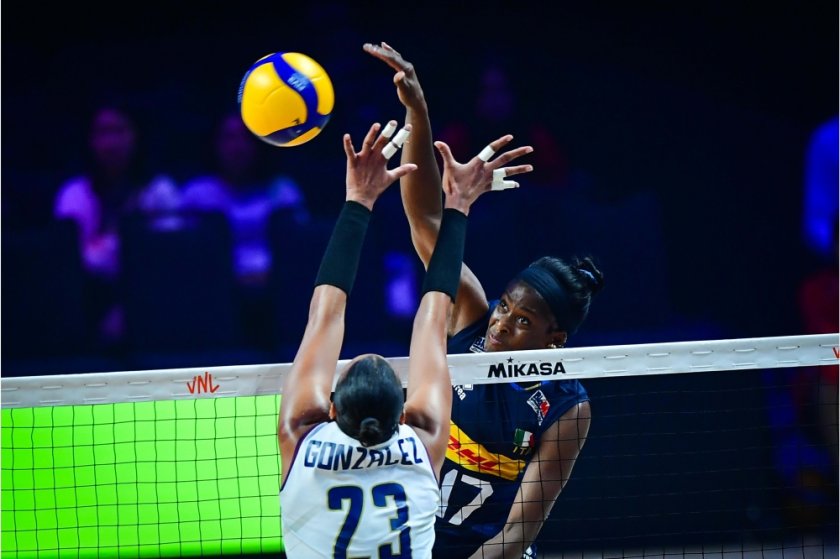 женският тим италия постигна пета победа волейболния турнир лигата нациите