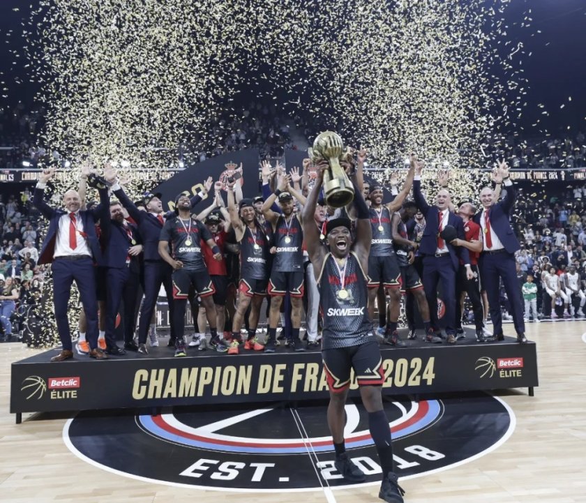 монако защити титлата баскетболния елит франция
